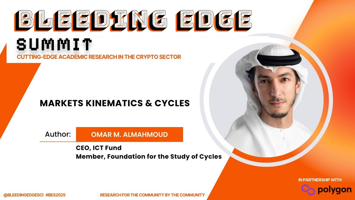 bleedingedgesci's tweet image. Honored to have Omar M. Almahmoud, CEO of the ICT Fund, @tdrauae & Member, Foundation for the Study of Cycles, @studyofcycles at The Bleeding Edge Summit Dubai! 🇦🇪
👉 Join us: lu.ma/uos3p63a