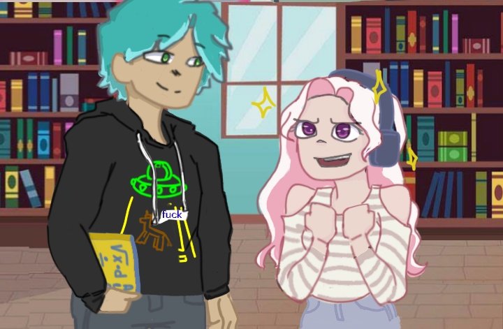 elemitte's tweet photo. Dibujo #twitterfhs #FHSOC #FHSREMAKE
@Satanik_Mouse , @haniztyle , un #bonfhs y Liria, Unidos para un improvisado ensayo yeii !! (ノ◕ヮ◕)ノ*.✧ https://t.co/YOQdaaZj4p
