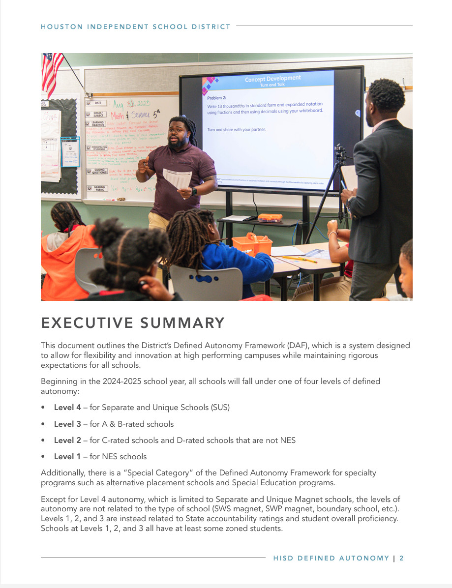 houston_tsta's tweet photo. There's NO autonomy in #HISD. Mike Miles refused to let the schools do any STAAR preparation but STAAR scores are a part of teachers'/principals' evaluation? There's ZERO training on MAP testing yet it's a part of the evaluation. This is only on paper nothing will change. https://t.co/NUOI9SC0qb