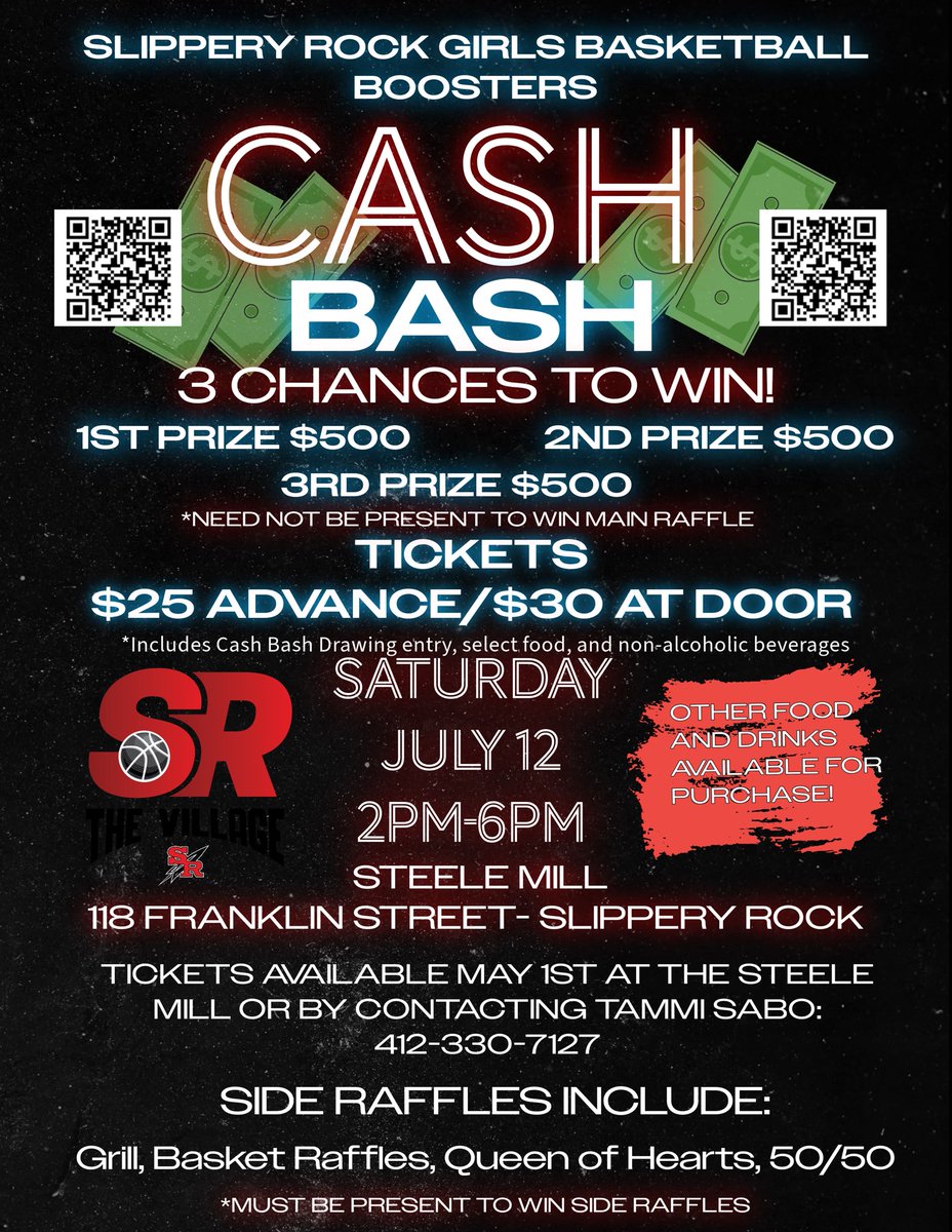 Tickets available on May 1st!  Accepting sponsors as well!  DM or reach out to Coach Steele! #ItTakesAVillage!