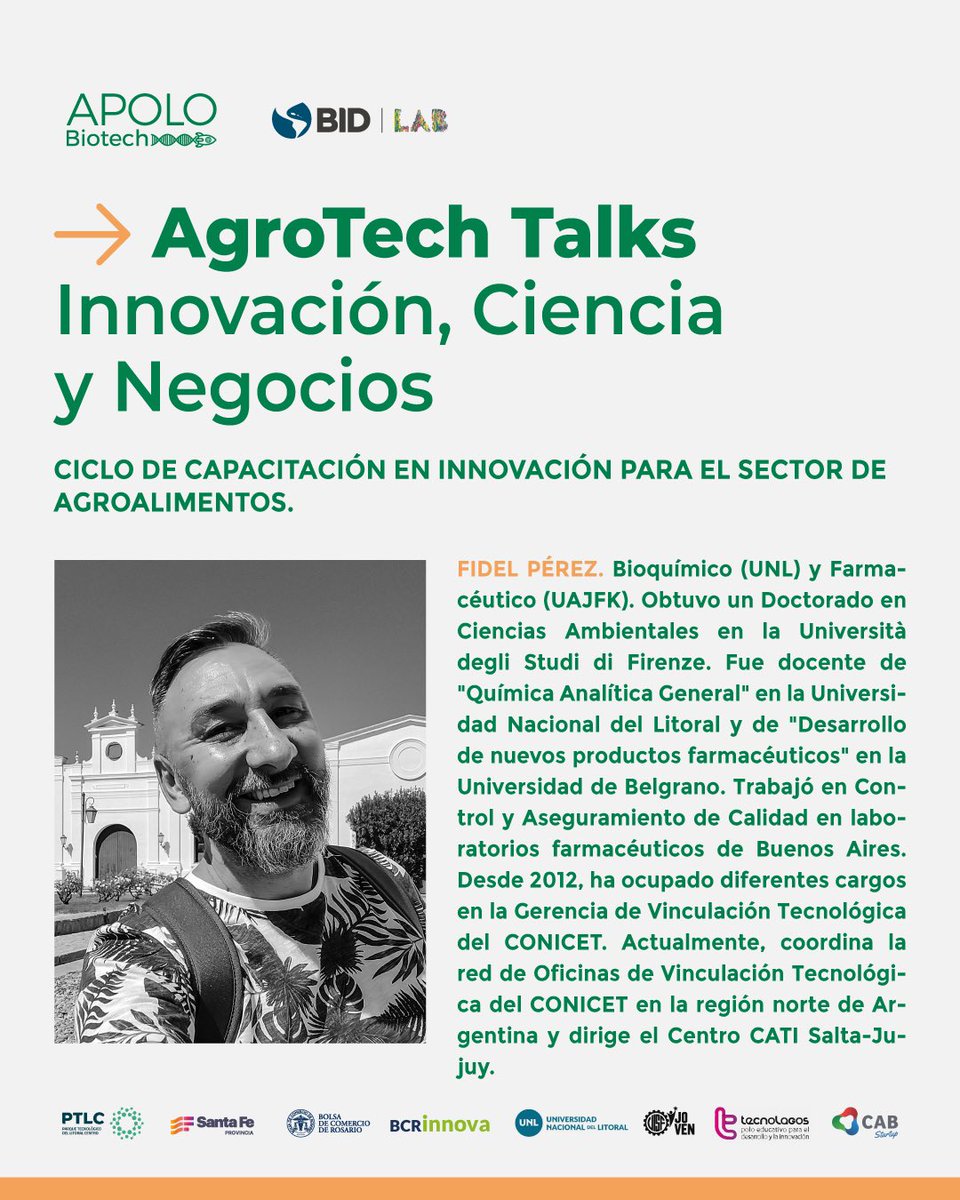 🚀 Se viene el Taller 4 de Agrotech Talks. 
Te presentamos a lxs facilitadores y participantes de este último encuentro.

📅 Miércoles 30 de abril - 17 hs | Modalidad Virtual. 
🔗 Link para Inscripciones:  bit.ly/4iewUJh