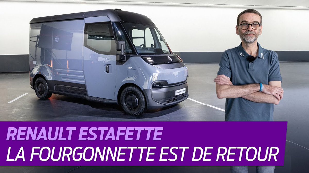 dmeance's tweet photo. Renault Estafette (2026). Bienvenue à bord de la fourgonnette de demain https://t.co/1KhjRj3N18 via @YouTube @Largus_auto 
@renault_fr #Renault #Estafette #RenaultEstafette #Fourgonnette #Utilitaire #Electrique #Présentation https://t.co/nMP7XqsWc9