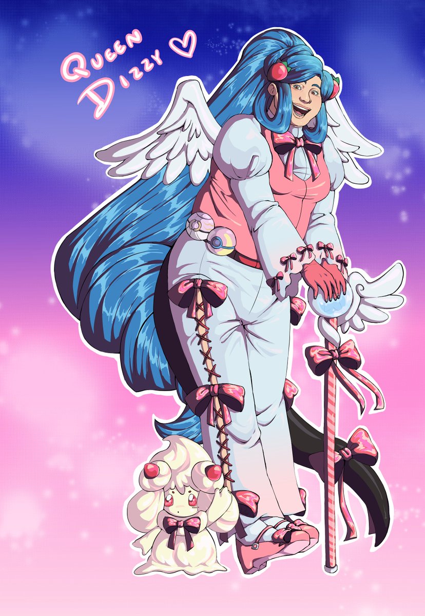 lemonporksoda's tweet photo. I had the absolutely lovely honor to draw Fairy type Dizzy (and Alcremie mwah) for this!! 🥹🧚🎀💕💞💓 Had a lotta fun working with and seeing everyone else's wonderful work, thank you for having me!🔥🤧💖 https://t.co/NFq3D2L1Un