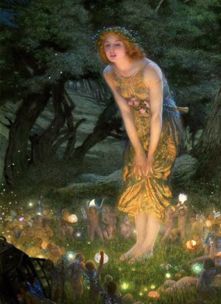 #Beltane, an ancient Celtic festival of fire &amp; fertility, is celebrated on #1stMay. Faery magic is now at its peak, as the veil between the worlds is thin. The fae are very tricky, but iron or salt placed across the doorstep will protect your home. 
#LegendaryWednesday #MayDay