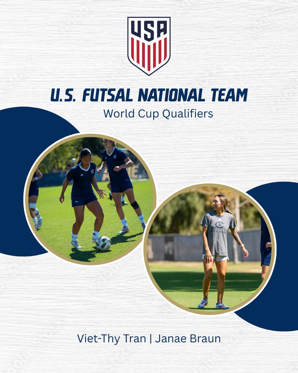 Congrats to our very own Viet-Thy Tran and Janae Braun on their call ups to the U.S. Futsal National Team for World Cup Qualifiers in Guatemala. We are proud of you and rooting you on from here in Davis! Watch them here: ussoccer.com/teams/womens-f…
