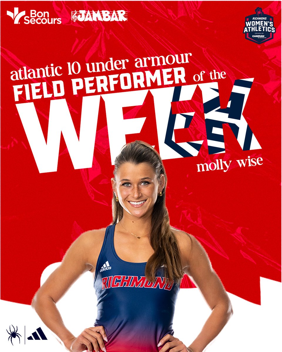 SPIDER XC&TF (@richmondxctf) on Twitter photo HEY MOLLY! πͺπ·οΈ
Molly has been tabbed the <a href="/atlantic10/">Atlantic 10 Conference</a> Under Armour Athlete of the Week!
π spides.us/42WIt1b
#OneRichmond HEY MOLLY! πͺπ·οΈ
Molly has been tabbed the <a href="/atlantic10/">Atlantic 10 Conference</a> Under Armour Athlete of the Week!
π spides.us/42WIt1b
#OneRichmond