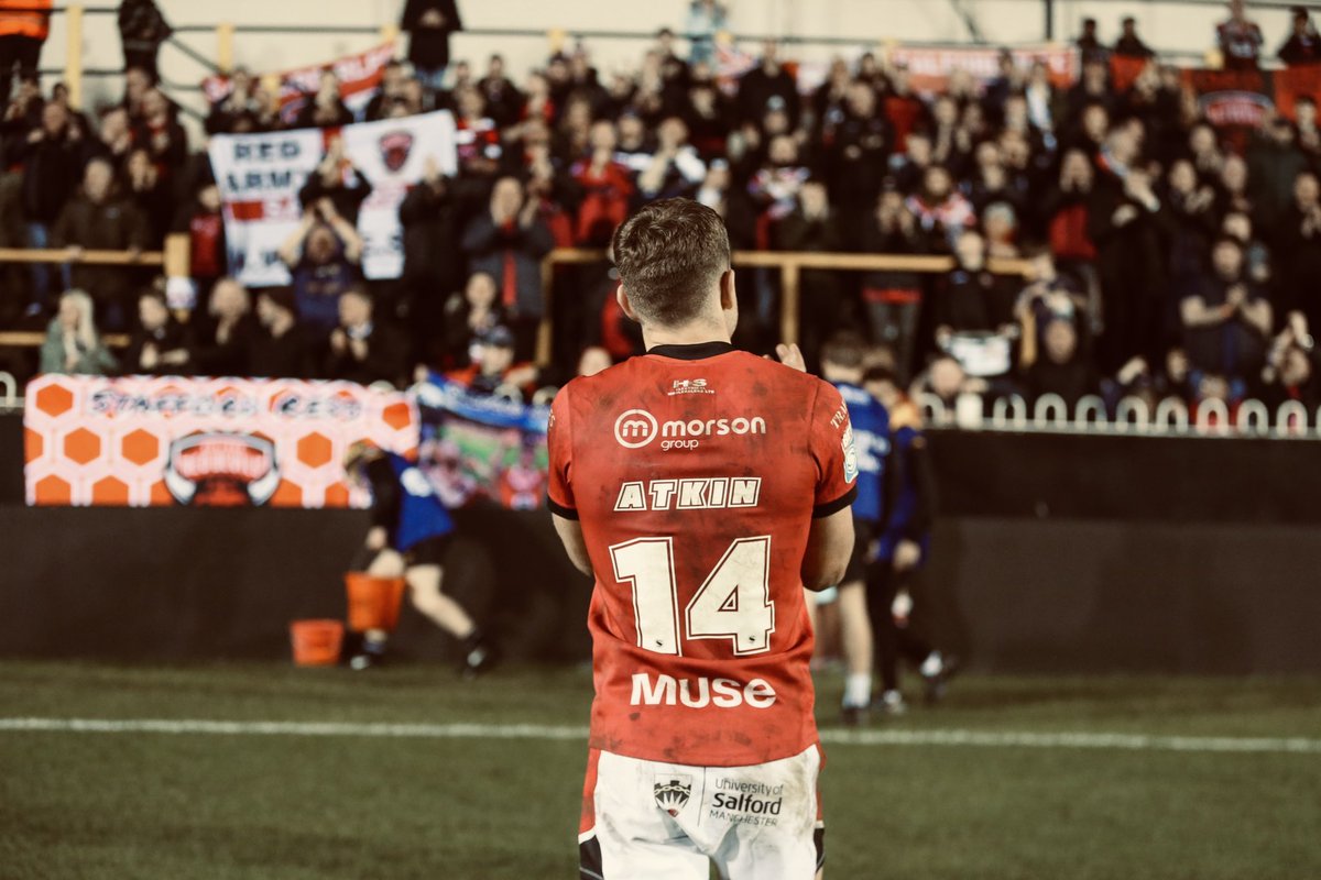 Thank you to the fans, players and staff for everything, Salford will always feel like home for me and my family, and hold a special place in our lives.
