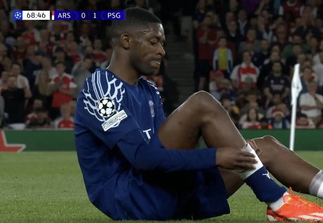 عودة ديمبلي للاصابة  بعد تعرضه لكرة القدم لمدة طويلة