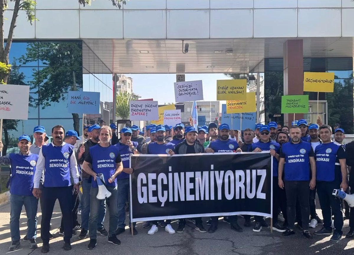 Tüpraş Batman Rafinerisi’nde emeğiyle, alın teriyle, gece gündüz demeden çalışan işçi kardeşlerimizin haklı mücadelesinin yanındayız. "Geçinemiyoruz" diyerek seslerini duyurmaya çalışan emekçilerin talepleri, bu ülkenin vicdanında karşılık bulmalıdır. 

Emekçilerin direnişi