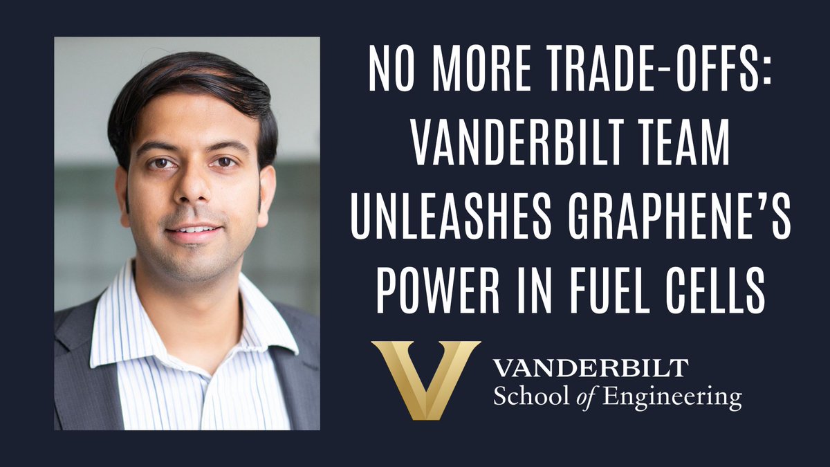 A research team led by Piran Kidambi, assistant professor of chemical and biomolecular engineering at <a href="/VanderbiltU/">Vanderbilt University</a> has made a breakthrough advance for clean energy. Their research was recently published in Nano Letters (ACS Publications).

Read more: ow.ly/fa2150VK2NX