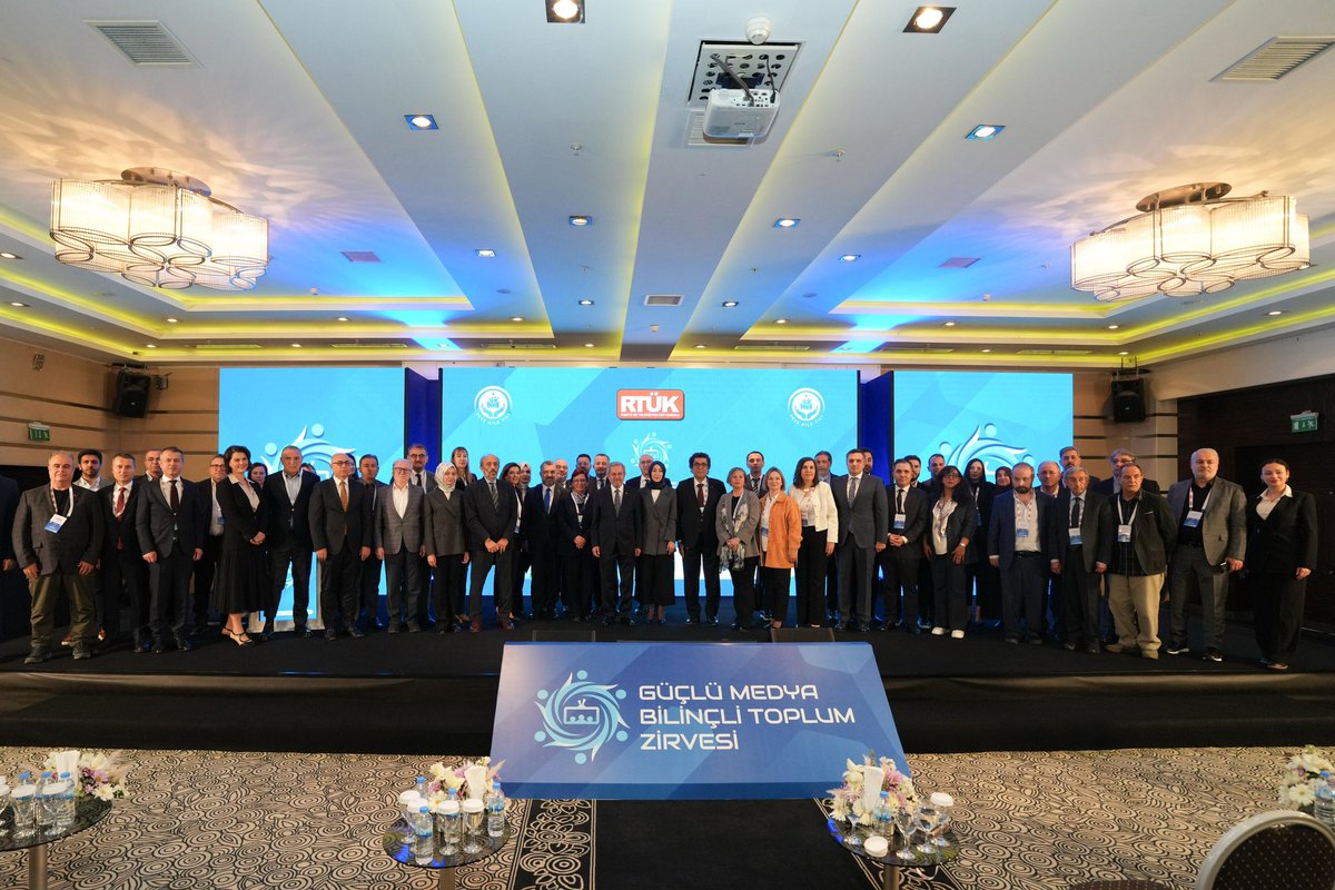 rtuk_account's tweet photo. The first day sessions of the “Empowered Media For A Conscious Society Summit” have been successfully completed.

Tomorrow, the outcomes will be shared with the public.

#StrongMediaConsciousSociety https://t.co/4TrWnRfEjn