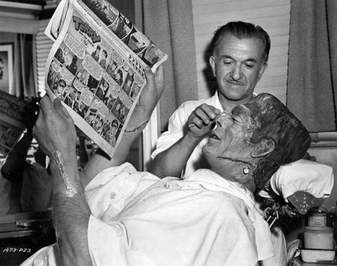 EugWSerra's tweet photo. Remembering late, legendary makeup artist Jack Pierce - born on this day in 1889. #JackPierce #Frankenstein #TheMummy #TheWolfman #UniversalMonsters #BorisKarloff https://t.co/bLrG5yJrtO