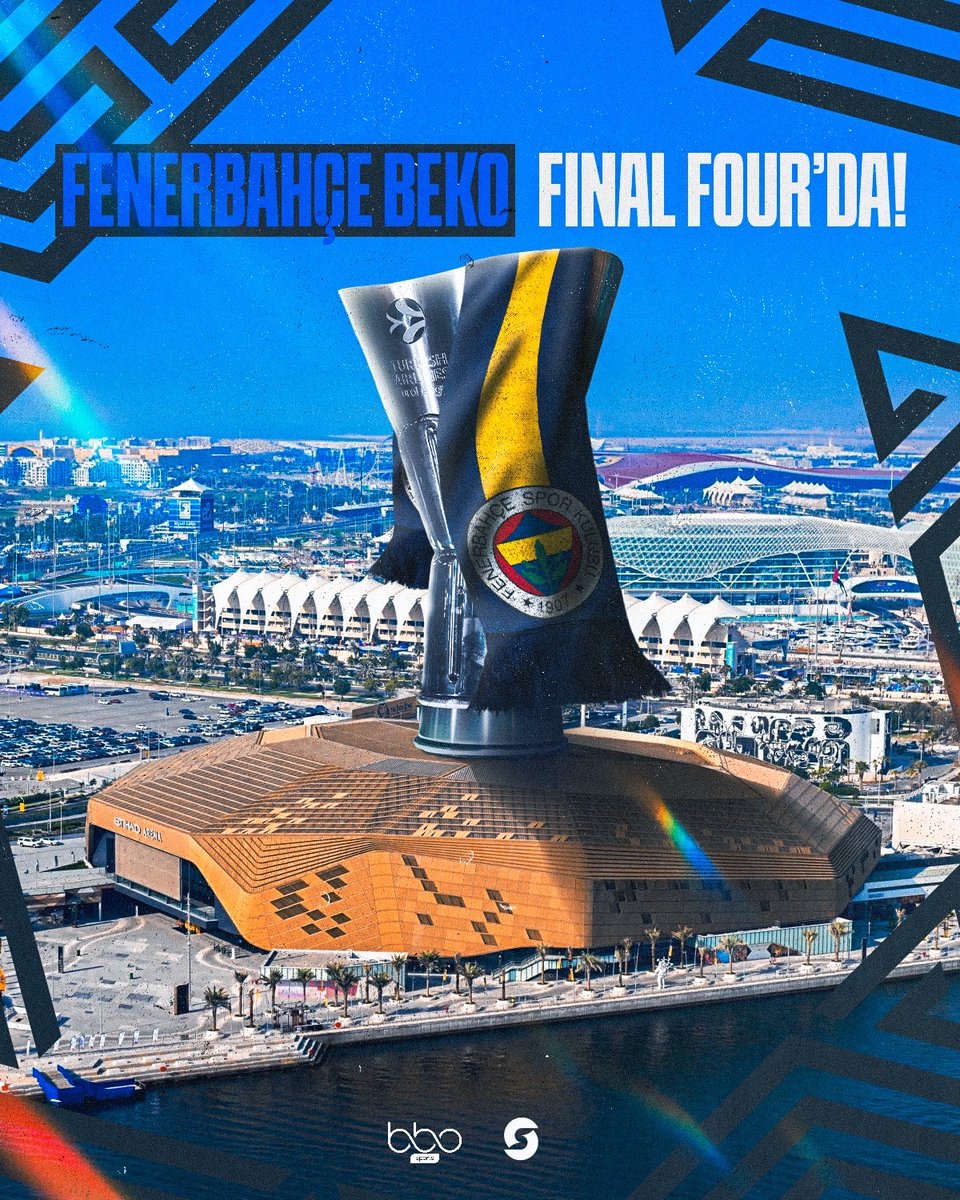 🏆Fenerbahçe Beko, 7. kez Final Four’da! 

🔥Abu Dabi’de sadece tarih yazmaya değil, yakmaya geliyoruz!