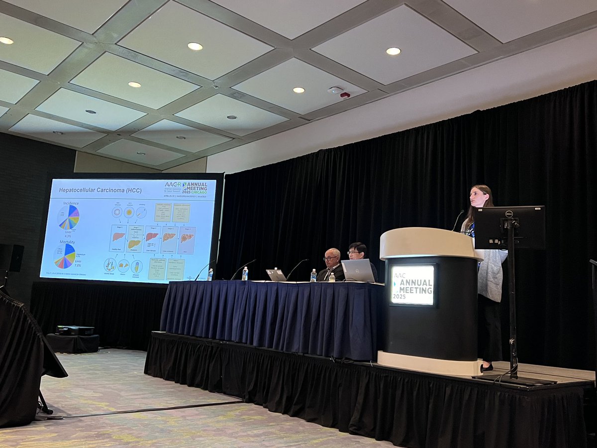 Sidney Kimmel Comprehensive Cancer Center (@kimmelcancerctr) on Twitter photo Targeted delivery of antisense oligonucleotides (ASOs) against exon 10 of NELFE inhibited tumor growth in vivo, making NELFE ASOs a potential therapeutic strategy for HCC, according to a study <a href="/Laurareyno5/">Laura M. Reynolds</a> <a href="/Danglab1/">Hien Dang, PhD</a> presented at #AACR25. ➡️ abstractsonline.com/pp8/#!/20273/p… Targeted delivery of antisense oligonucleotides (ASOs) against exon 10 of NELFE inhibited tumor growth in vivo, making NELFE ASOs a potential therapeutic strategy for HCC, according to a study <a href="/Laurareyno5/">Laura M. Reynolds</a> <a href="/Danglab1/">Hien Dang, PhD</a> presented at #AACR25. ➡️ abstractsonline.com/pp8/#!/20273/p…