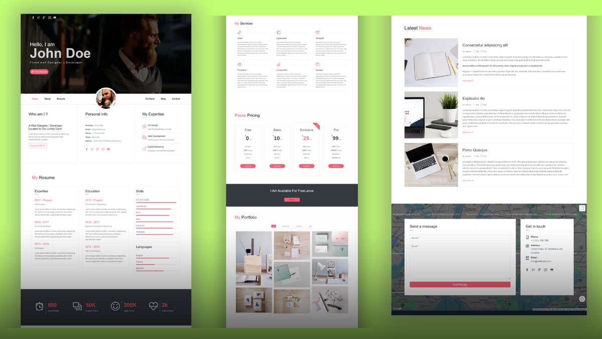 sagormo96709221's tweet image. 🚀 Demo Portfolio Website – Clean, Lightweight &amp; Fast!
As a passionate Frontend Web Developer, I’m excited to share one of my recent demo projects — a personal portfolio website built entirely with HTML, CSS &amp; JavaScript.
#WebDevelopment #FrontendDeveloper #HTMLCSSJavaScript