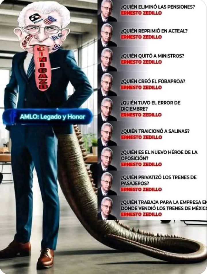 <a href="/CiroGomezL/">Ciro Gómez Leyva</a> Hay que tener COLA CORTA para ser LENGUA LARGA.
#LaPresidentaRespondePorSusHechosNoDeOtros