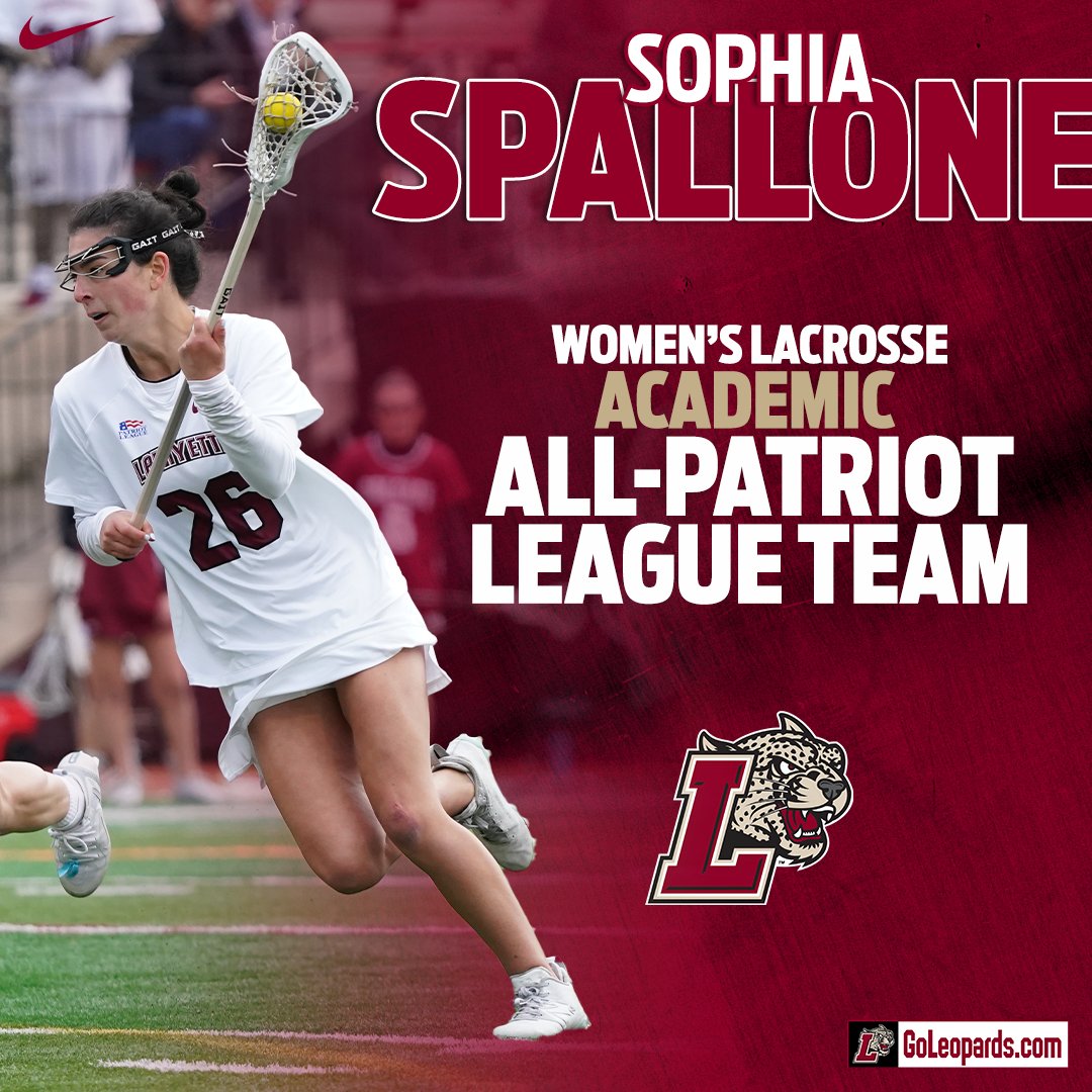 Lafayette Women's Lacrosse (@lafayettewlax) on Twitter photo ๐ง Spallone secured her spot on the 2025 Academic All-<a href="/PatriotLeague/">Patriot League</a> Team ๐
๐ฐ | goleopards.com/news/2025/4/30โฆ
#RollPards #ClimbTheHill | <a href="/GoLeopards/">Lafayette Athletics</a> ๐ง Spallone secured her spot on the 2025 Academic All-<a href="/PatriotLeague/">Patriot League</a> Team ๐
๐ฐ | goleopards.com/news/2025/4/30โฆ
#RollPards #ClimbTheHill | <a href="/GoLeopards/">Lafayette Athletics</a>