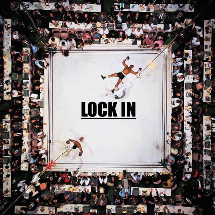 LockinONCHAIN's tweet photo. Time is running out. The world is passing you by. 

Are you going to waste the opportunity in front of you? Or are you going to lock in? https://t.co/KsiwzoVQH5
