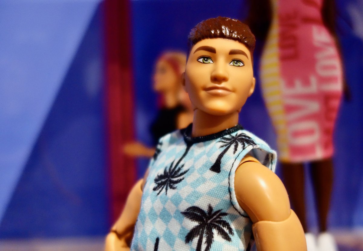 CLIFTON PARK MUSEUM Our exhibition is all about identity so we're looking at how attitudes have changed. To illustrate this, we're comparing vintage Barbie to her modern counterparts: plus size, Down syndrome, prosthetic Ken, etc. Huge respect to Mattel for offering 35 skin tones