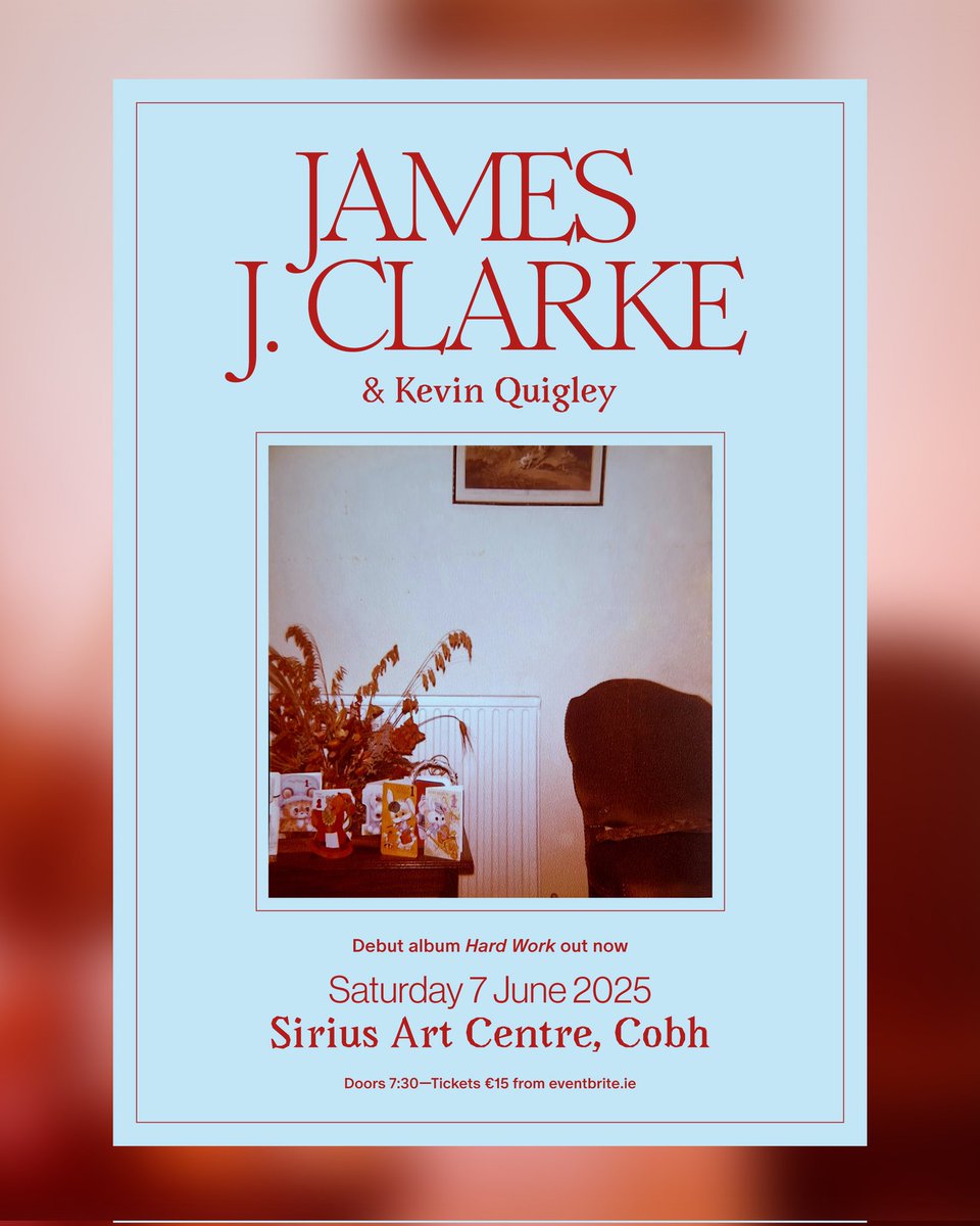 James J. Clarke (@hellojamesj) on Twitter photo Hello. I am absolutely thrilled to announce a one-off intimate show in the beautiful surrounds of <a href="/SiriusArts/">Sirius Arts Centre</a> <a href="/SiriusArtsCobh/">Sirius Arts Centre</a>
I was dreaming up venues to showcase our new material in stripped back form and it was at the top of the list. I'm thrilled. Support from Kevin Quigley Hello. I am absolutely thrilled to announce a one-off intimate show in the beautiful surrounds of <a href="/SiriusArts/">Sirius Arts Centre</a> <a href="/SiriusArtsCobh/">Sirius Arts Centre</a>
I was dreaming up venues to showcase our new material in stripped back form and it was at the top of the list. I'm thrilled. Support from Kevin Quigley