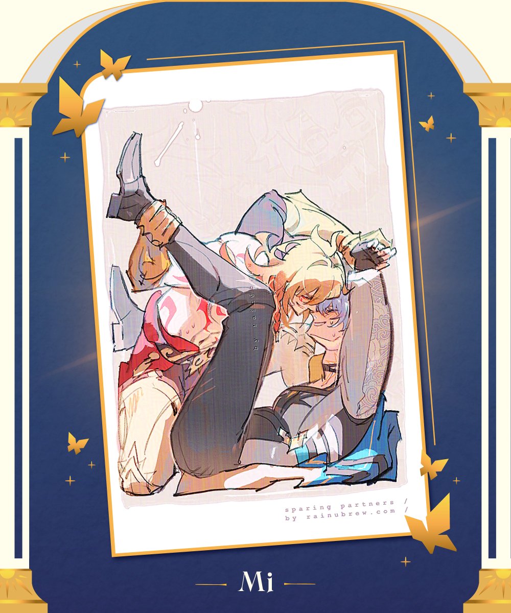 🌟 Guest Introduction ⊹₊ Mi 🌟

Next up, please welcome the very lovely Mi (<a href="/rainubrew/">mi💛飯</a>)! ╰( ´ ω ` )╯ We're hoping to see lots of ":3" in their page art for Elythria — perhaps some of this middle-school flirting can wrest one out of Mydei too? 🤔