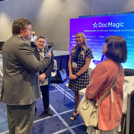 DocMagicTech's tweet image. Finishing up here at TMBA. If we didn’t get a chance to talk with you, we’d still love to share how DocMagic makes digital closings easier, faster, and more intuitive. Reach out to set up a meeting: hubs.ly/Q03klyMz0
#DigitalLending #MortgageTech #DocMagic  #tmbaannual