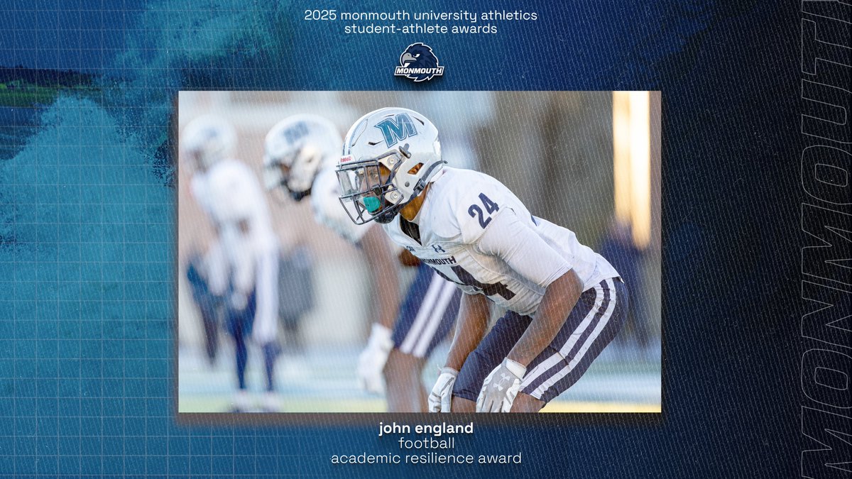 Monmouth Hawks (@monmouthhawks) on Twitter photo Academic Resiliency Awards go to <a href="/monmouthtfxc/">Monmouth Track & Field / Cross Country</a> Gretel Jelmert and <a href="/MUHawksFB/">Monmouth Football</a> John England!
#FlyHawks Academic Resiliency Awards go to <a href="/monmouthtfxc/">Monmouth Track & Field / Cross Country</a> Gretel Jelmert and <a href="/MUHawksFB/">Monmouth Football</a> John England!
#FlyHawks