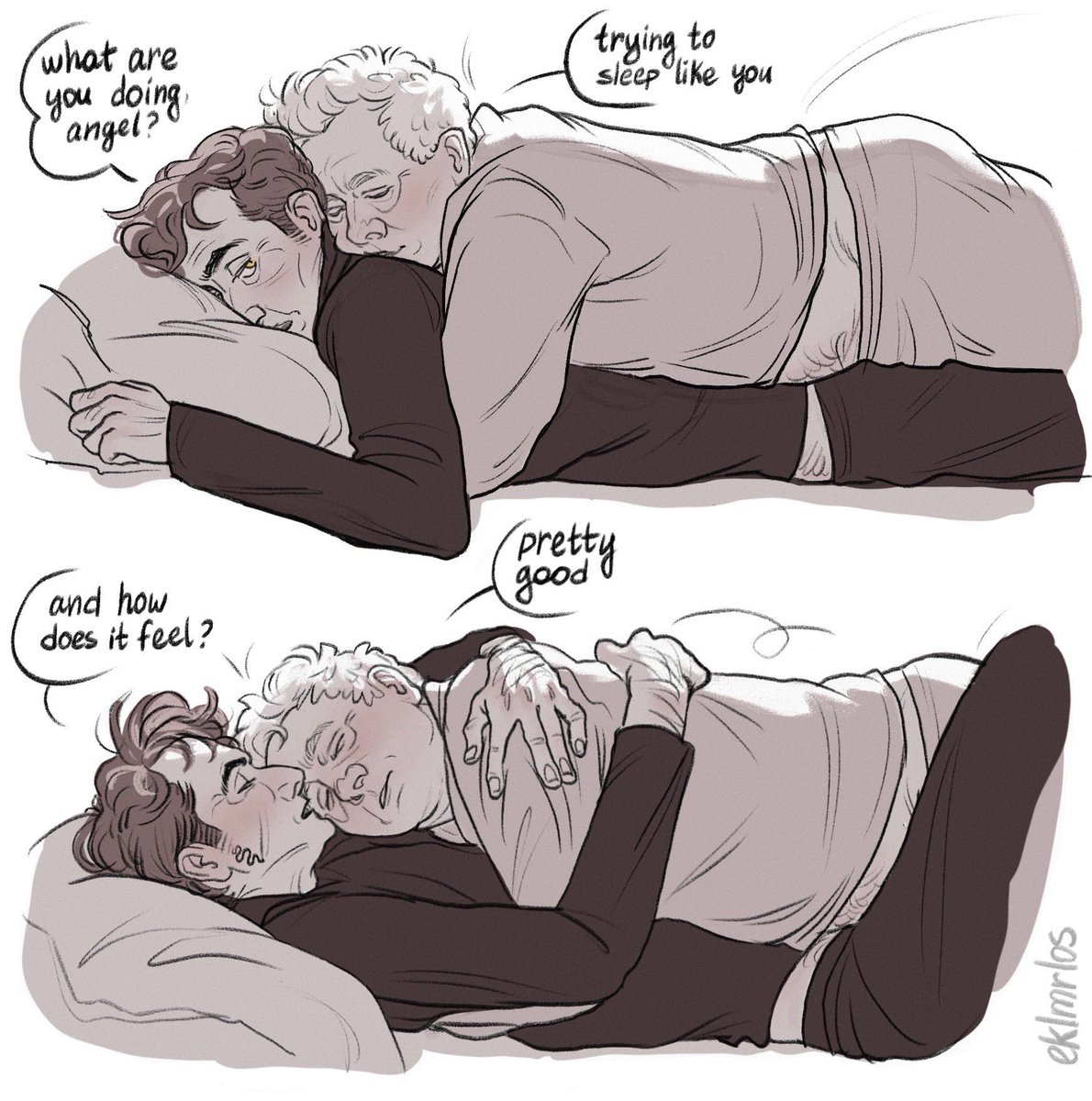 please just 90 minutes of them cuddling and being in love 

#goodomens