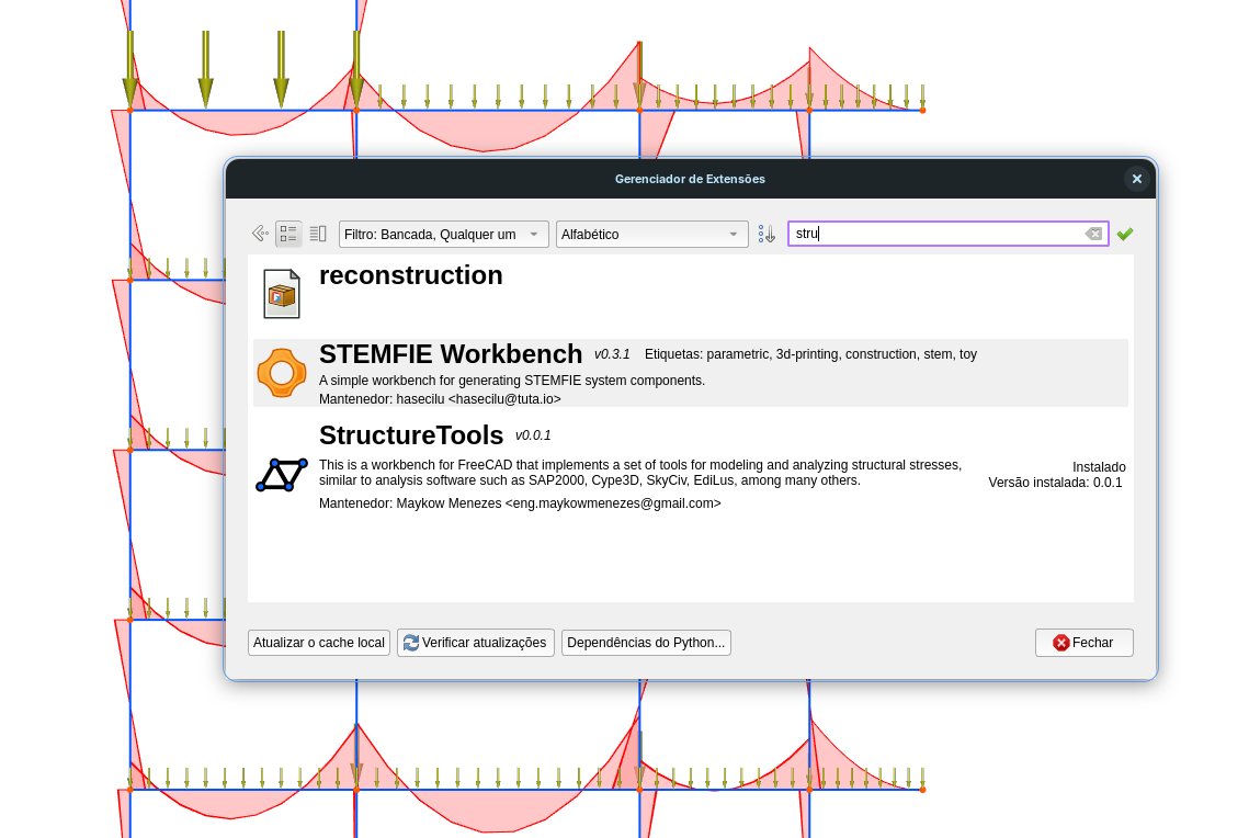 StructureTools's tweet image. I am pleased to announce that the #StructureTools workbench is now available for installation in the @FreeCADNews Addon Manager.
#structuralengineering #structuralmodeling #spaceframes #structuralanalysis #AEC #BIM #StructureAnalysis #CivilEngineering #Structural #engine