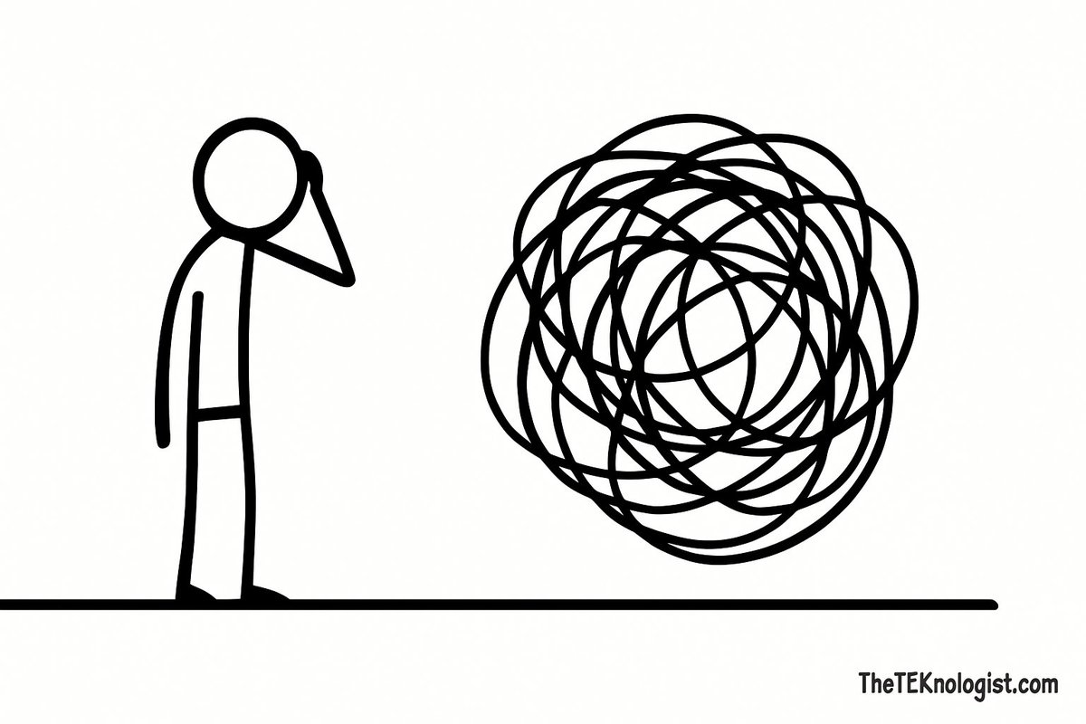 I don’t struggle with complexity itself. I struggle with irrelevant or poorly explained complexity.
TheTEKnologist.com