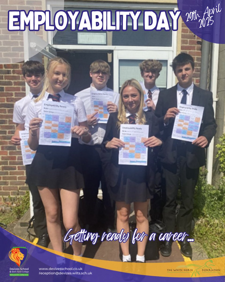 Our Employability Day was a fantastic success for our Year 10 and 12 students- with CV work, psychometric tests and a mock interview with a local employer, our students showed off their brilliant communication skills and work ethic. Thank you to everyone involved!