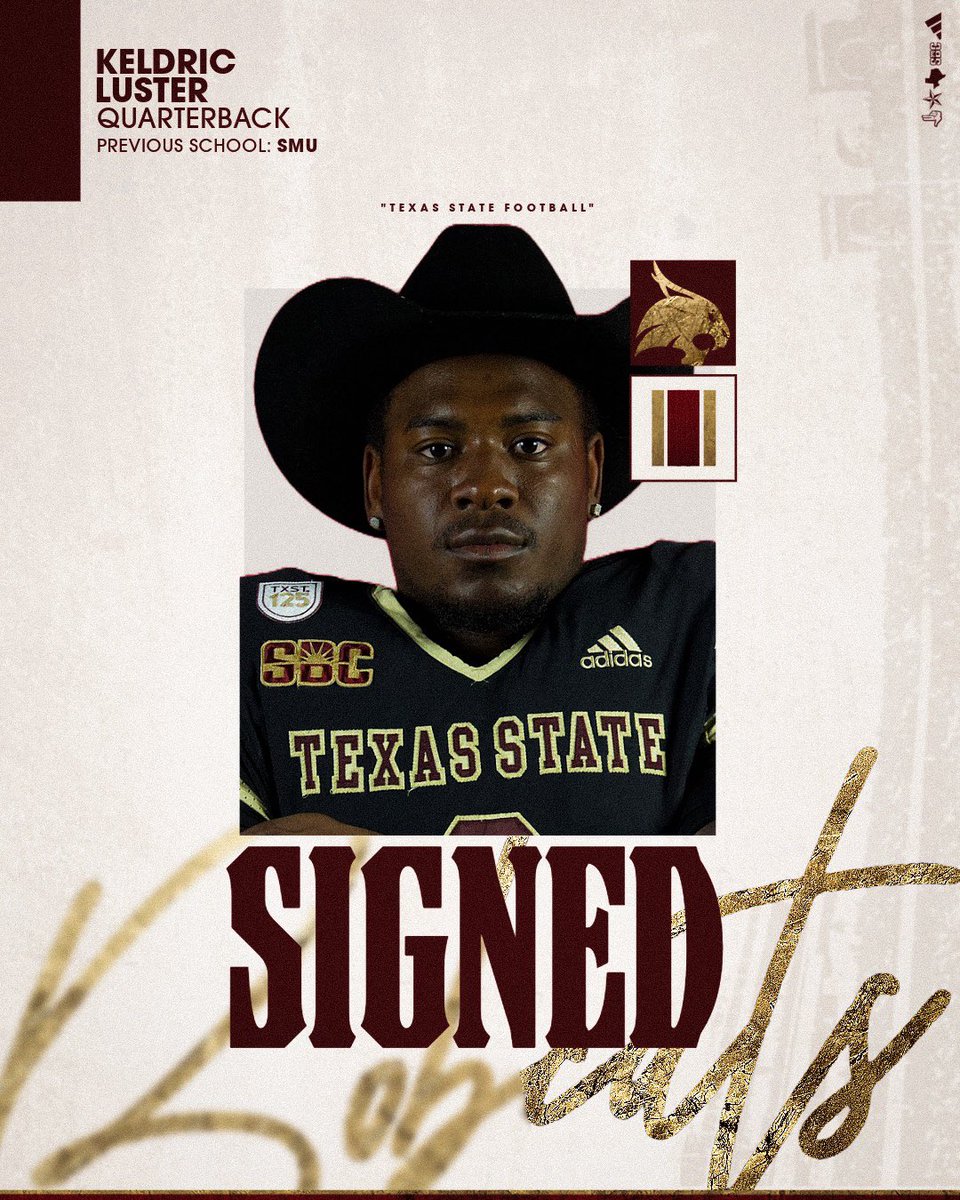 Texas State Football (@txstatefootball) on Twitter photo ππ’π π§ππ, π¬πππ₯ππ ππ§π πππ₯π’π―ππ«ππβοΈ
Welcome home <a href="/KeldricL/">keldric luster</a>
#EatEmUp ππ’π π§ππ, π¬πππ₯ππ ππ§π πππ₯π’π―ππ«ππβοΈ
Welcome home <a href="/KeldricL/">keldric luster</a>
#EatEmUp
