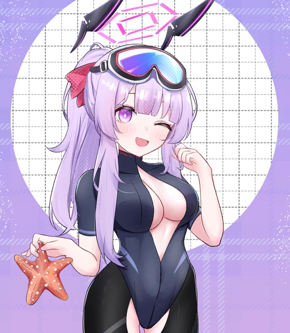 #ブルアカ水着ウタハ 