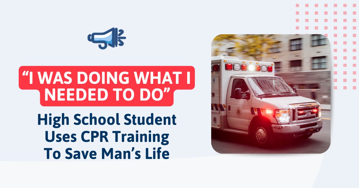 "In the moment, all I could think about was ‘This is somebody’s person,'" said Katelyn Williams, a high school senior who saved a life with #CPR at her local YMCA.

When a man collapsed in the locker room, the CPR skills she learned at school gave her the confidence to jump into