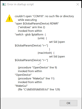 Anyone out there using Bob Parnass TK8500 in Win10. Constantly getting this error message. Any ideas?? #mtia