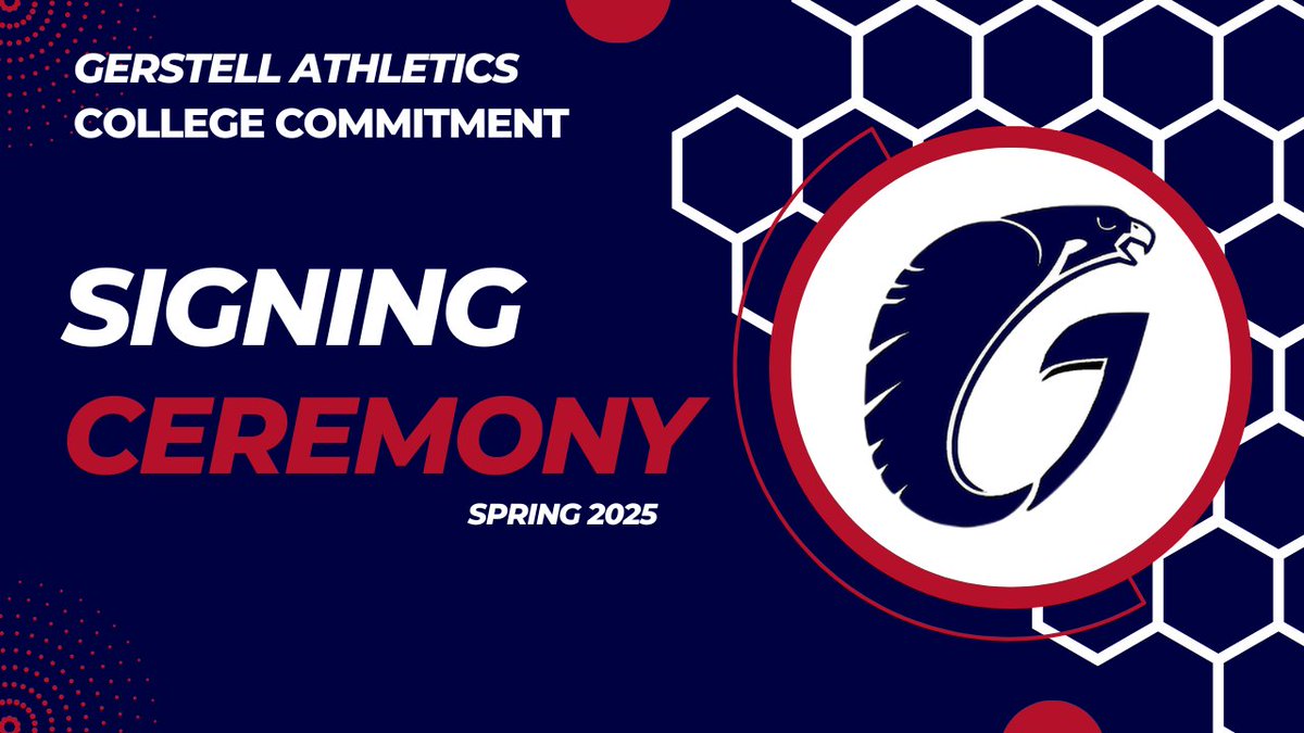 Please join us Wednesday at 10:40 a.m. on the Gerstell Academy YouTube Channel for our Fall Athletic Signing Ceremony. Tune in: loom.ly/sB5ZW7E