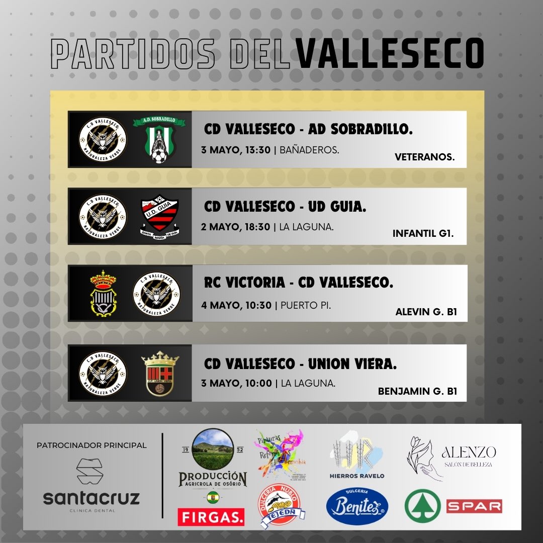 CD Valleseco Naturaleza Verde GC (@cdvallesecogc73) on Twitter photo Partidos del Valleseco. ๐ธ
#๐ฅ๐๐๐๐๐๐ฎ๐๐๐๐๐๐ถ๐๐น๐๐๐๐๐๐๐ค๐ค Partidos del Valleseco. ๐ธ
#๐ฅ๐๐๐๐๐๐ฎ๐๐๐๐๐๐ถ๐๐น๐๐๐๐๐๐๐ค๐ค