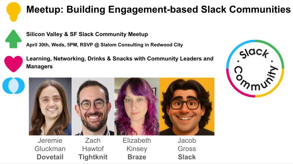 foqal's tweet image. How do you build a Slack community that lasts?

Join us April 30 in SF for &quot;Building Engagement-based Communities&quot; — real-world strategies from leaders at Slack, Braze, Tightknit, and Dovetail.

📍 5–7PM | RSVP: hubs.li/Q03kjSnd0

#SlackCommunity #CommunityBuilding