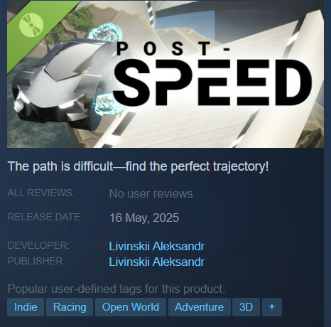 LivinskiiA's tweet photo. Demo #PostSpeed - Wishlist on Steam! 16 MAY!
https://t.co/ANuhB7Dwkw https://t.co/OcPsnxeYuV