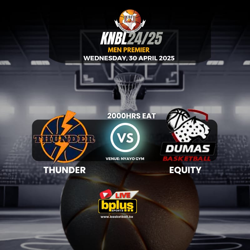 bplus_KE's tweet photo. 📢 Game Update: NCT vs Dumas now set for today, Wed, 30 April at 8PM 🏀  

NCT took the 1st leg 116–60 — can Dumas bounce back?  

Watch it LIVE on B Plus! 📺🔥  
#KNBL #BasketballKe #BPlusLive https://t.co/BPeVrAoMMx