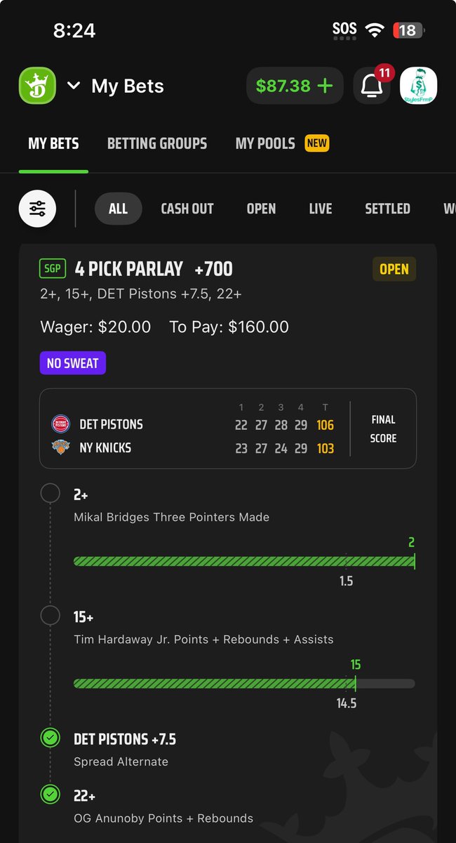 ✅✅💰💰🤑🤑

#MrFadeDaPublic
#GamblingX 
#GamblingTwitter 
#GamblingCommunity