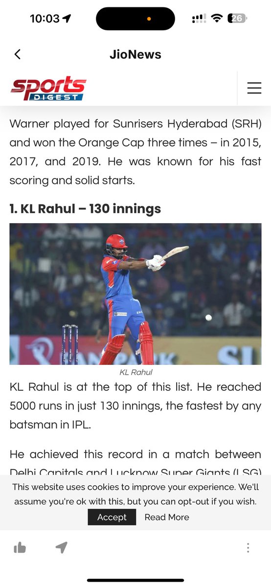 Priti_Rathod1's tweet photo. @JioNews @thecricketgully KL RAHUL - 130 innings 

Location: Gujarat 
#IPLcontestwithJioNews  

#IPL2025 #CampaCricket #IPLwithJioNews
#GameOn #CricketKeDeewane #JioCricketContest #WinWithJio
#cricket #IPL #quiz #winbig #campa #spinnerportsdrink #cricketgully

@patelshlok67
@Gaurang321
@NikulChudasama1 https://t.co/VWXj4blbk0