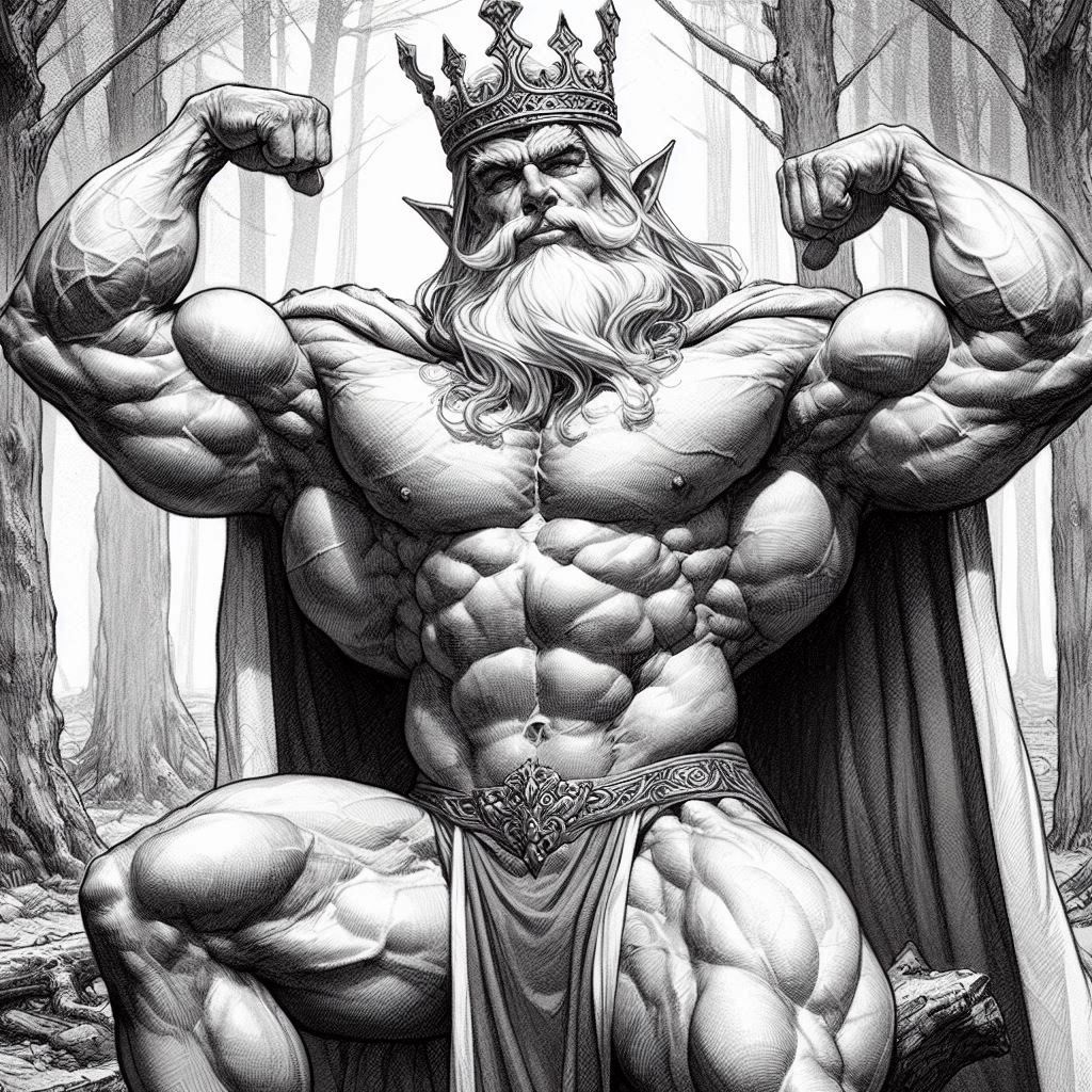 OlderMuscleMen's tweet photo. He may very well be the King of this forest. https://t.co/QZ1ZdaCvUk