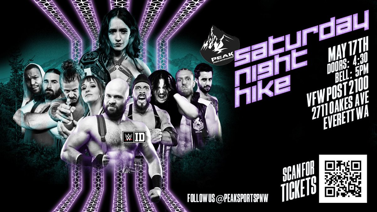 AllianceLateNight (@allianceln) on Twitter photo WWE ID <a href="/TheJordanOasis/">Jordan Oasis | WWE ID PROSPECT</a> will be making an appearance at <a href="/PeakSportsPNW/">Peak Sports Entertainment</a> . Get those tickets today. "Saturday Night Hike" will be lit and full effect. Don't sleep.
#PeakSportsEntertainment #prowrestling #wrestlingevents #wrestlingfans #PNW #AllianceLateNight #prowrestlingpodcast WWE ID <a href="/TheJordanOasis/">Jordan Oasis | WWE ID PROSPECT</a> will be making an appearance at <a href="/PeakSportsPNW/">Peak Sports Entertainment</a> . Get those tickets today. "Saturday Night Hike" will be lit and full effect. Don't sleep.
#PeakSportsEntertainment #prowrestling #wrestlingevents #wrestlingfans #PNW #AllianceLateNight #prowrestlingpodcast