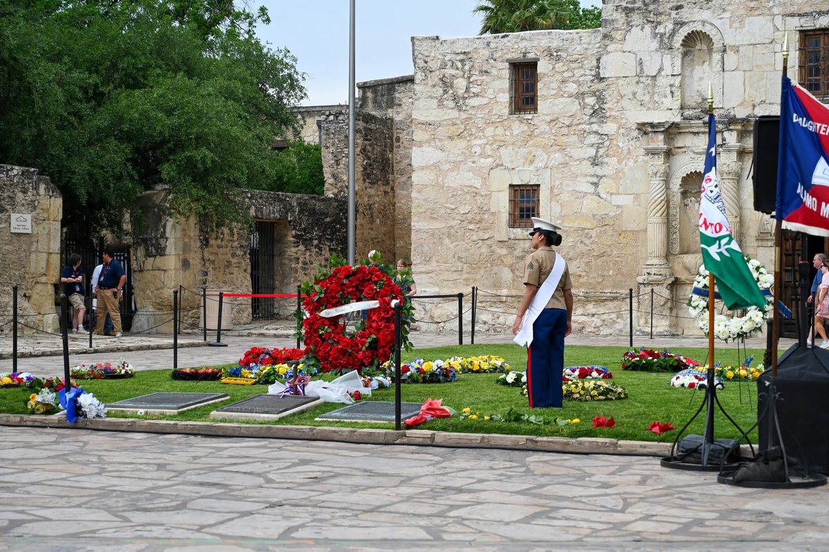Yesterday, our President &amp; CEO, Jeff Webster (@jeffswebster) and 2025 Chair of the Board Pat Frost joined fellow local organizations, military branches, and leaders from Joint Base San Antonio (<a href="/JBSA_Official/">JointBaseSanAntonio</a>) for the solemn Pilgrimage to the Alamo (<a href="/OfficialAlamo/">The Alamo</a>).

Held each