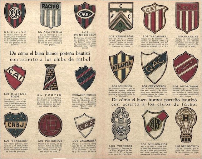 DePrimeraa's tweet photo. 🔙🇦🇷 Así eran los escudos y los apodos de los clubes hace muchos años atrás, algunos se mantienen y otros cambiaron con el correr de los años. https://t.co/lOS3HaZNcl
