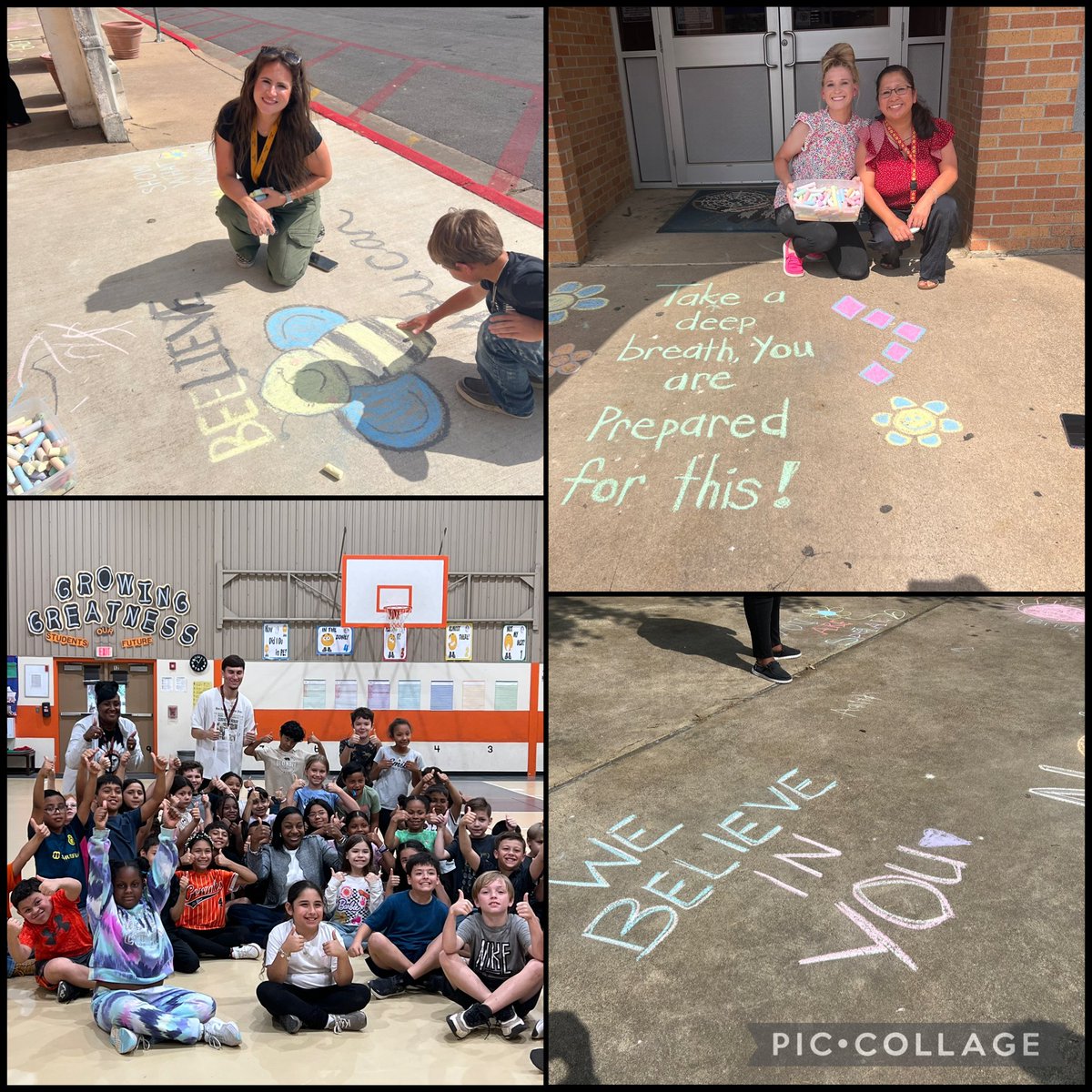 Big cheers to our amazing primary teachers for lifting up our 3rd graders with love and support! Thumbs up, spirits high, and ready to rock it! 🧡 #MyTribe