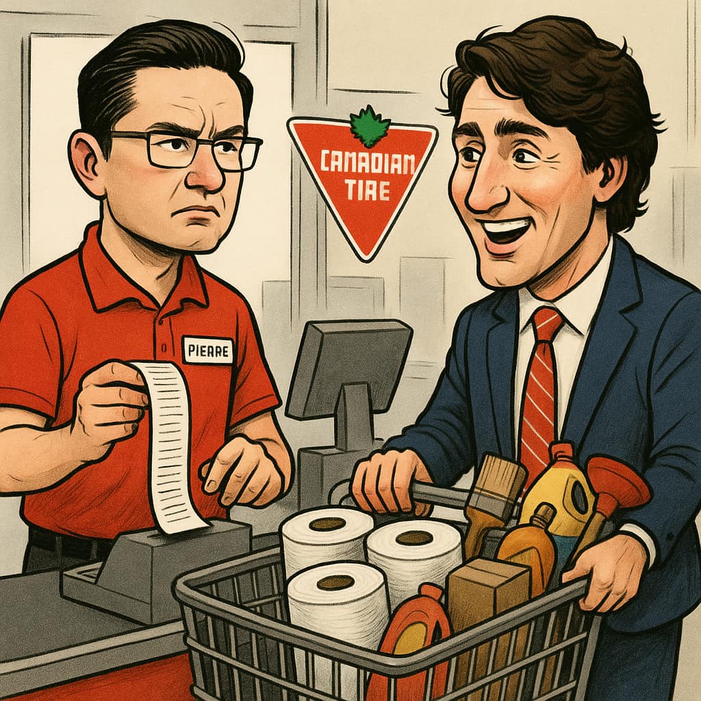 WatchCanada's tweet image. Pierre Poilievre has started his new (and first) real job already! What a go-getter!!! #cdnpoli #BringItHome