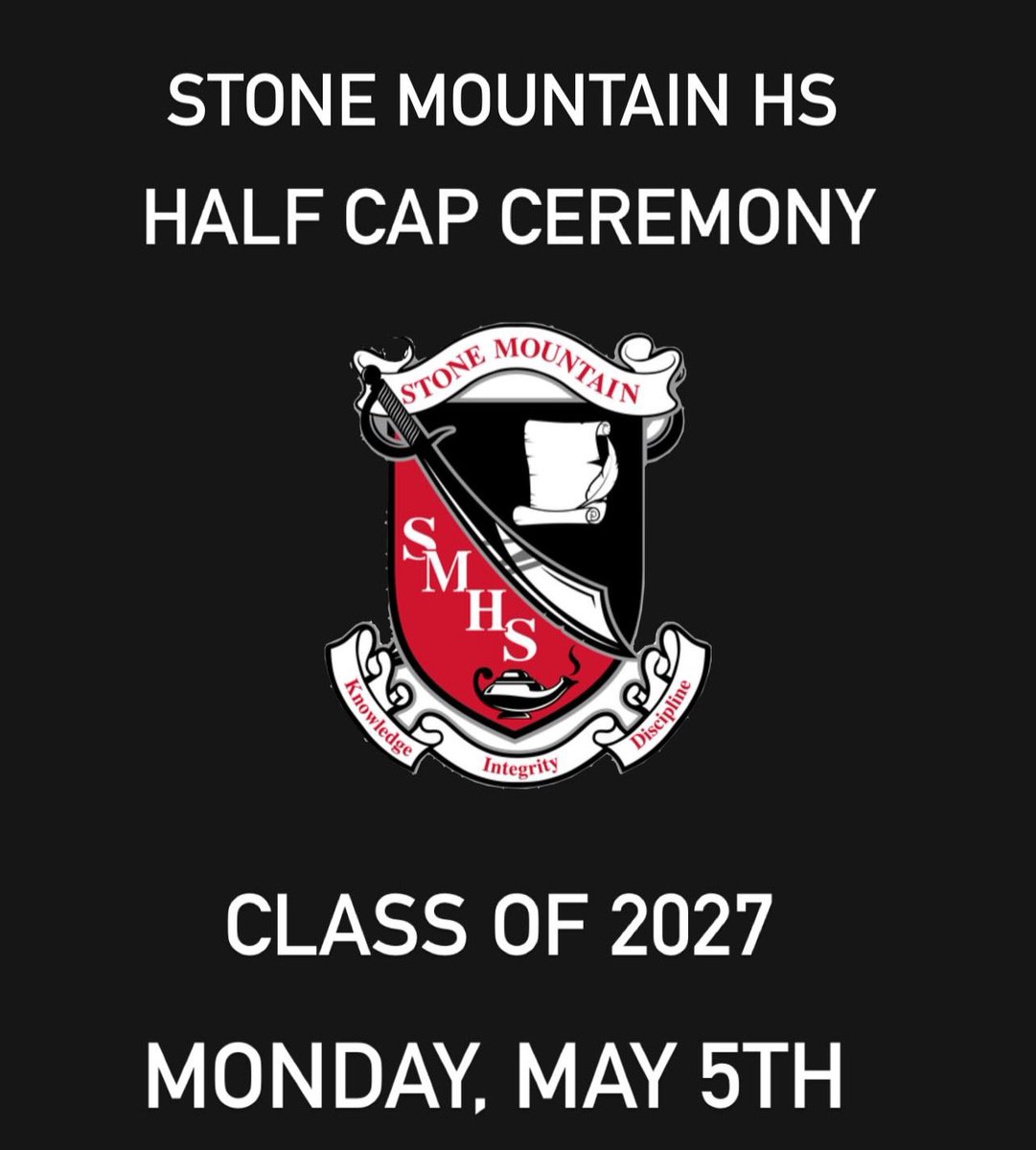 Stone Mountain High School (@smhsupdates) on Twitter photo Sophomores, Class of 2027 you are creating history at Stone Mountain High School! Put on your black and white semi formal attire and let’s Celebrate You! You are halfway there and it matters! Parents and Family Members we need you here as well. #halfcap <a href="/DCSD_HSArea/">DCSD - High School Area</a> #pirates Sophomores, Class of 2027 you are creating history at Stone Mountain High School! Put on your black and white semi formal attire and let’s Celebrate You! You are halfway there and it matters! Parents and Family Members we need you here as well. #halfcap <a href="/DCSD_HSArea/">DCSD - High School Area</a> #pirates