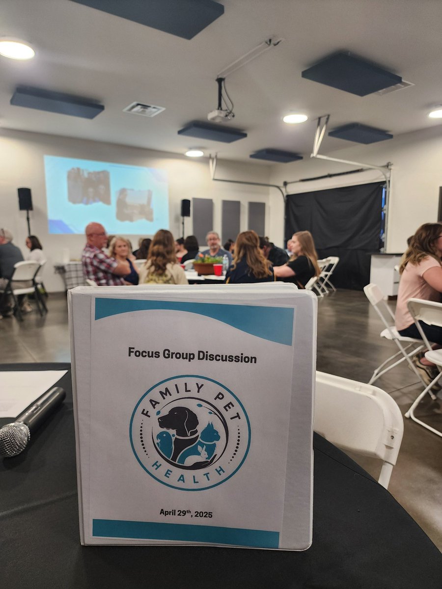 RiverdaleFFA's tweet photo. A group of our Riverdale FFA members, mostly students in our Vet &amp; Animal Science pathway, served as table moderators for Family Pet Health’s Focus Group Dinner! They did a fantastic job leading discussion, documenting their findings, and networking! @RuCoCTE @RiverdaleHighTN https://t.co/heiXTCNYxG